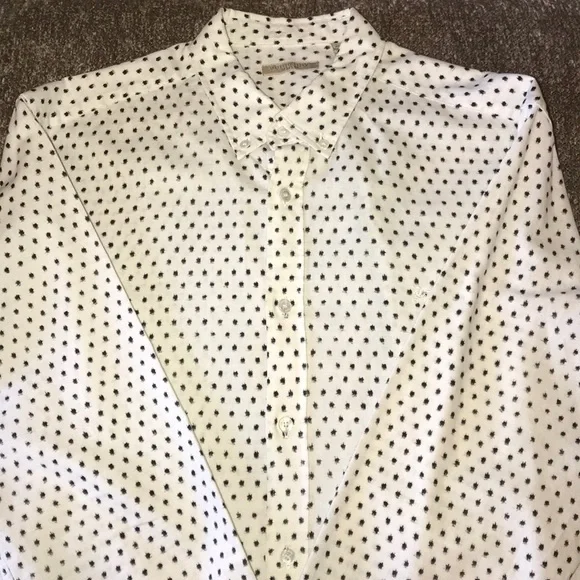 COPY - Burberry Long Sleeve Stretch Cotton Poplin Shirt L - Picture 1 of 8